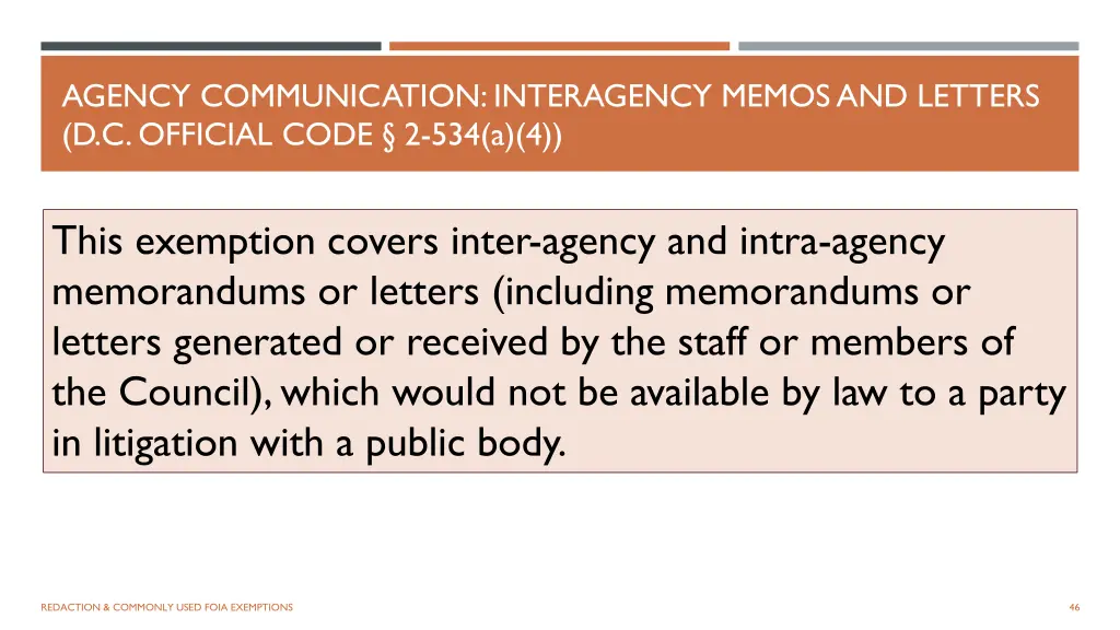 agency communication interagency memos