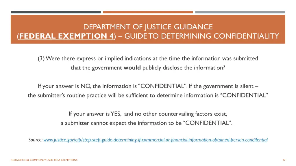 department of justice guidance 1