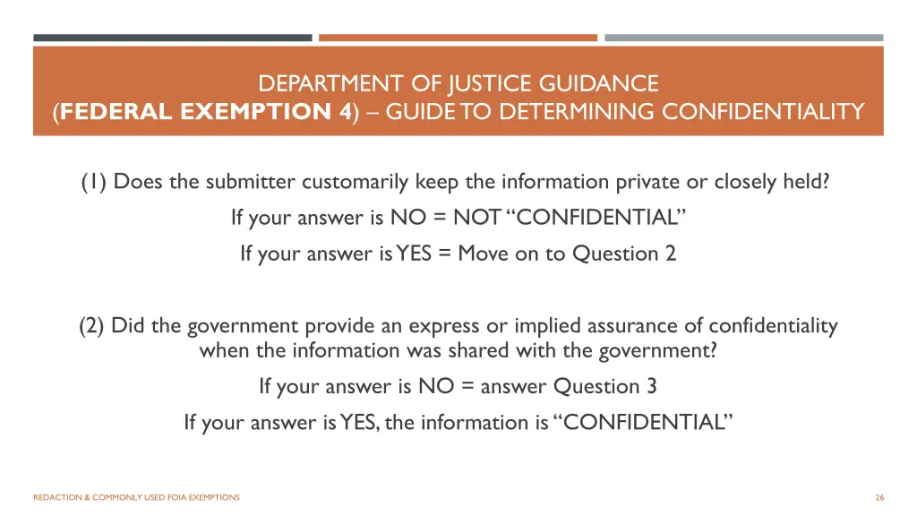 department of justice guidance