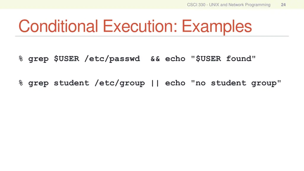 csci 330 unix and network programming 23