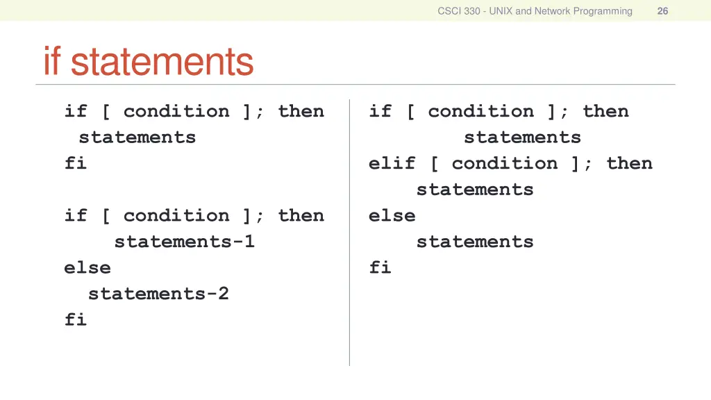 csci 330 unix and network programming 25