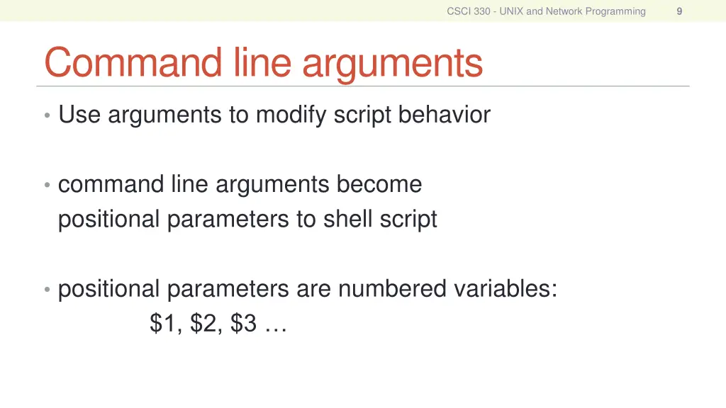 csci 330 unix and network programming 8