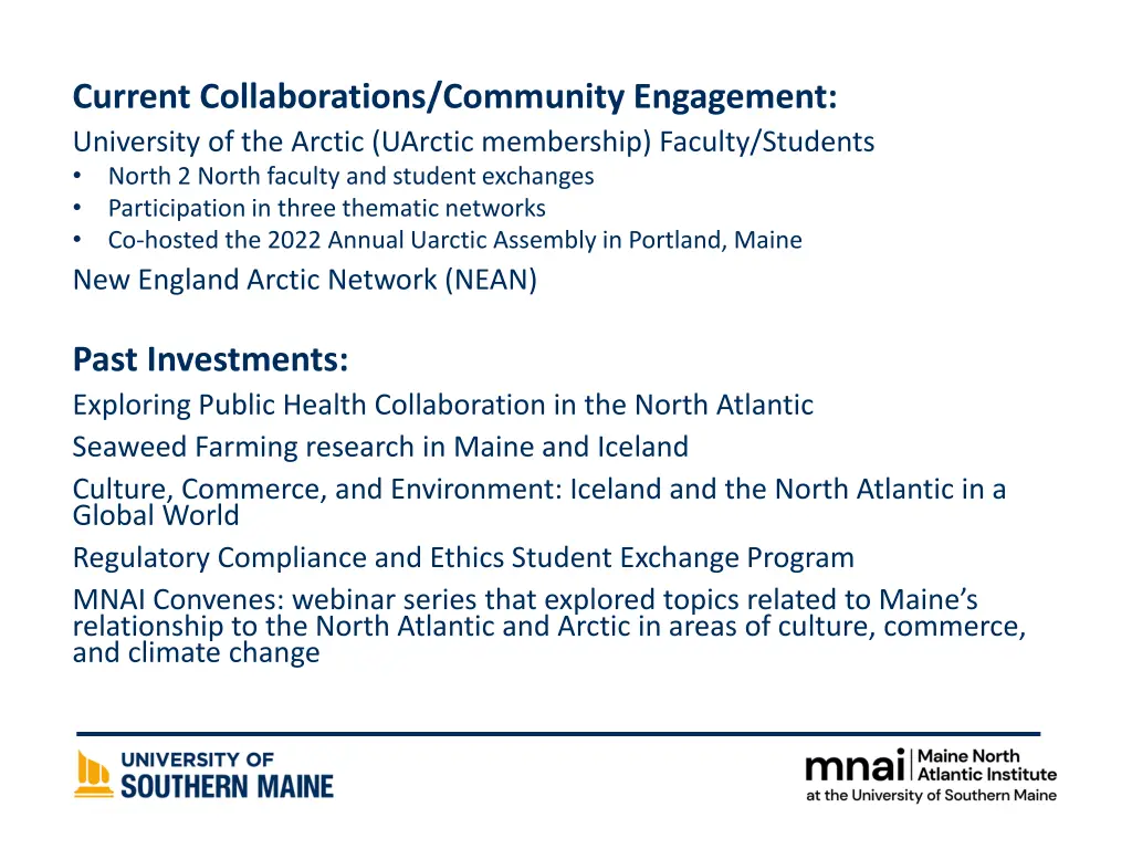 current collaborations community engagement