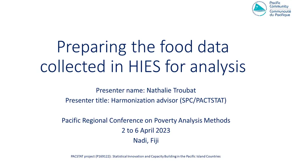 preparing the food data collected in hies