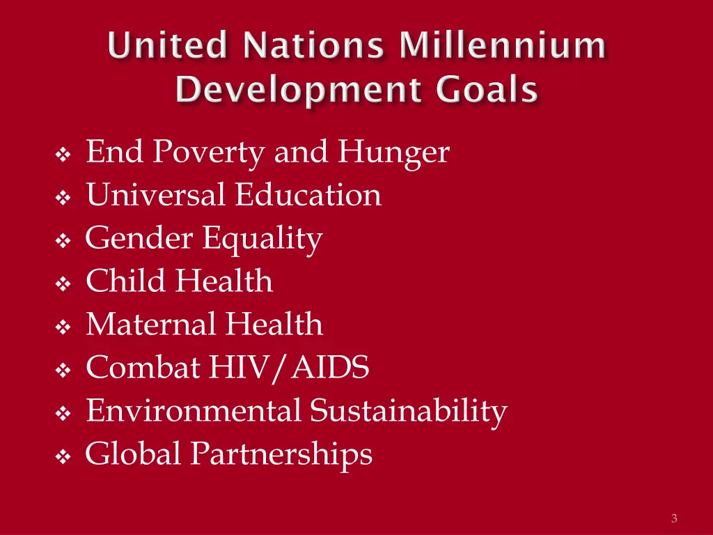 end poverty and hunger universal education gender