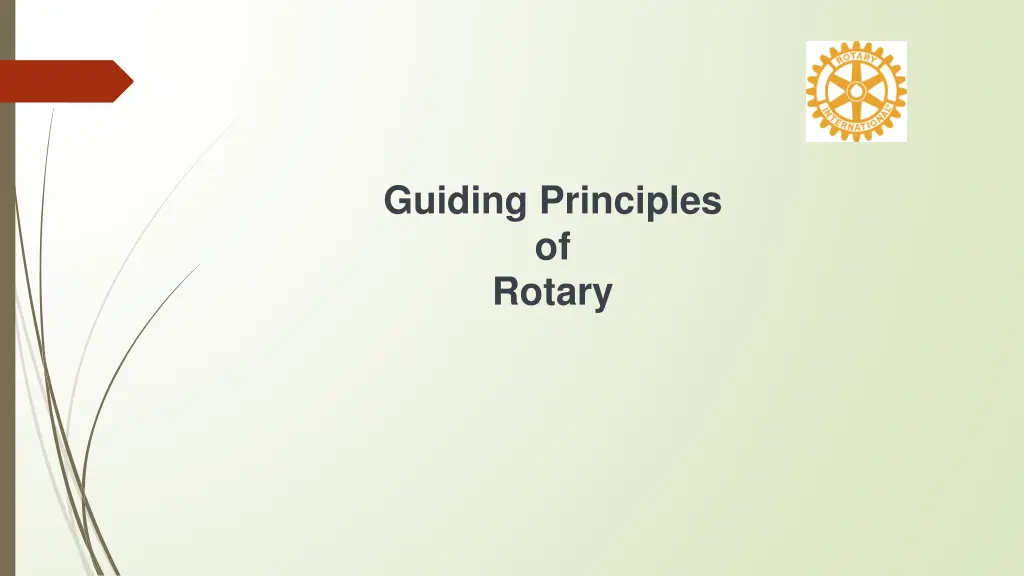 guiding principles of rotary