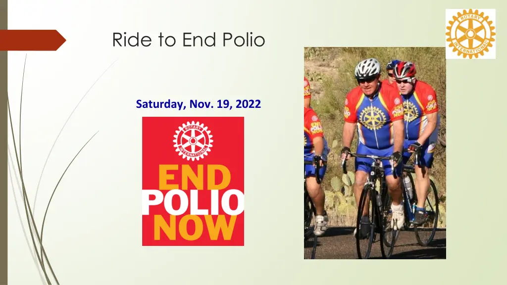 ride to end polio