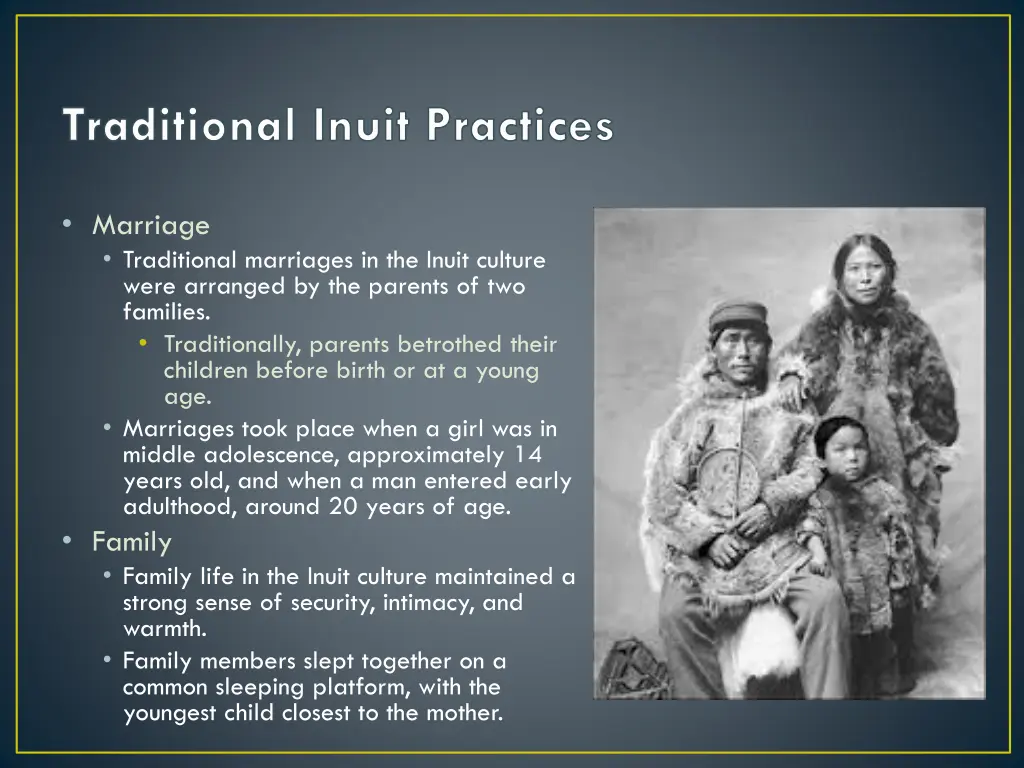 traditional inuit practices