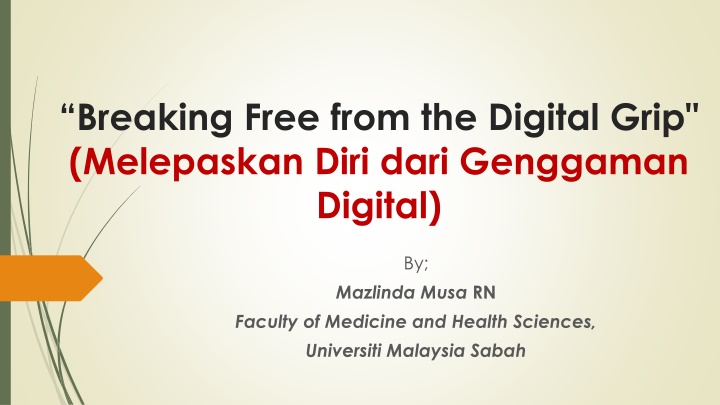 breaking free from the digital grip melepaskan