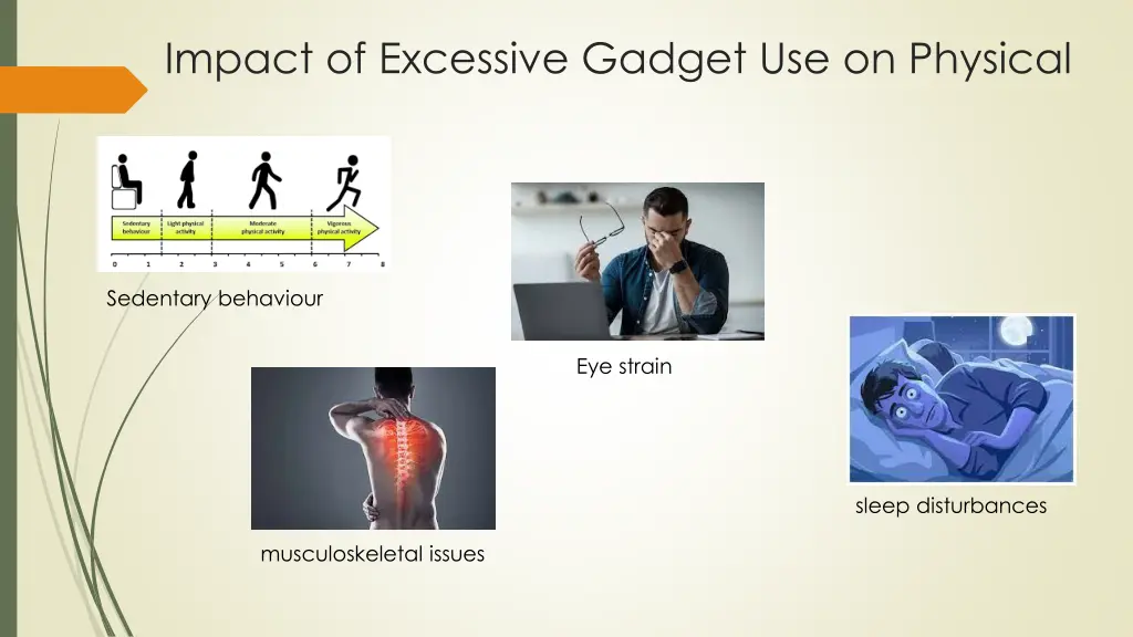 impact of excessive gadget use on physical