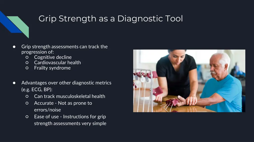 grip strength as a diagnostic tool