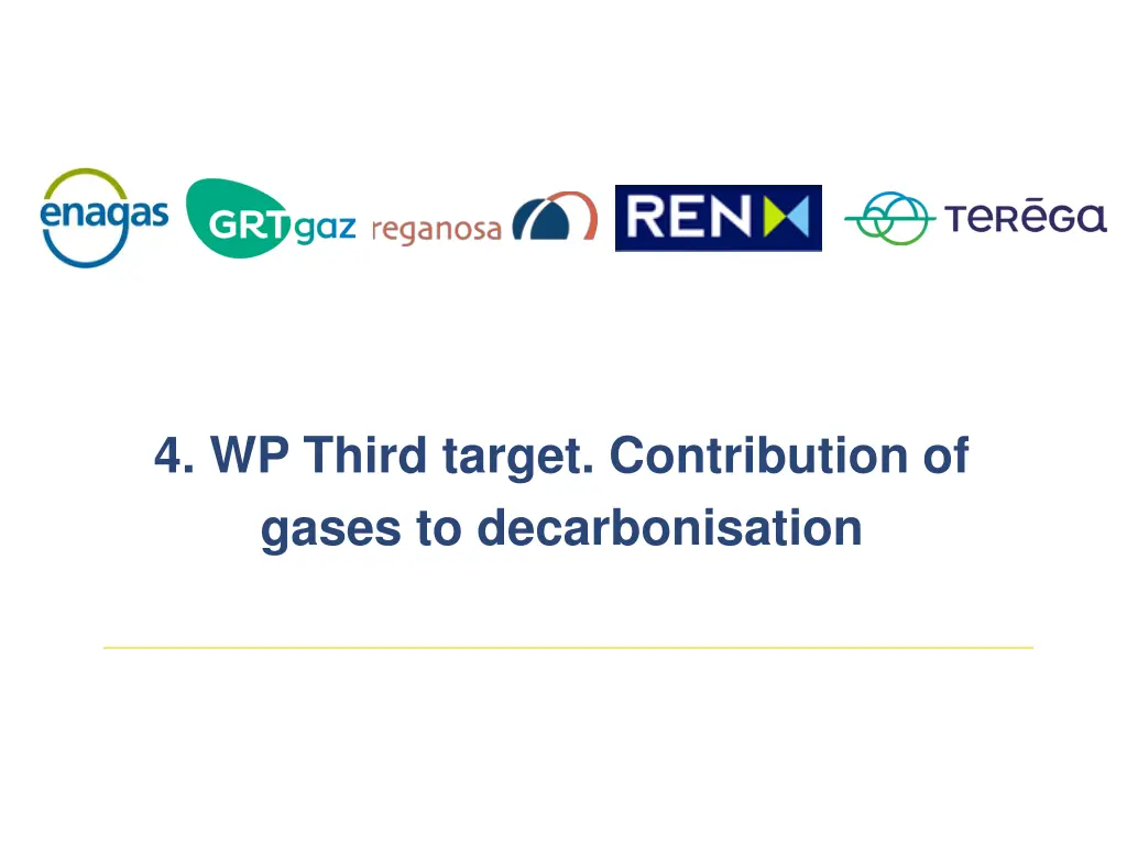 4 wp third target contribution of gases