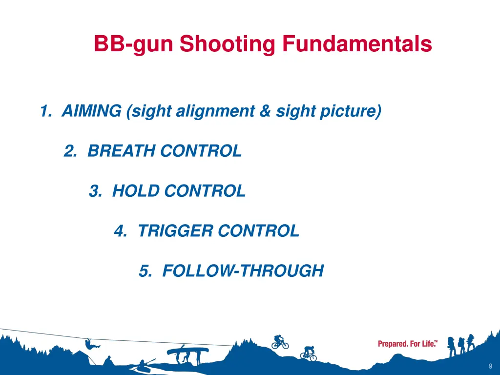 bb gun shooting fundamentals