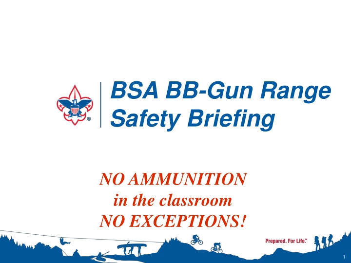 bsa bb gun range safety briefing