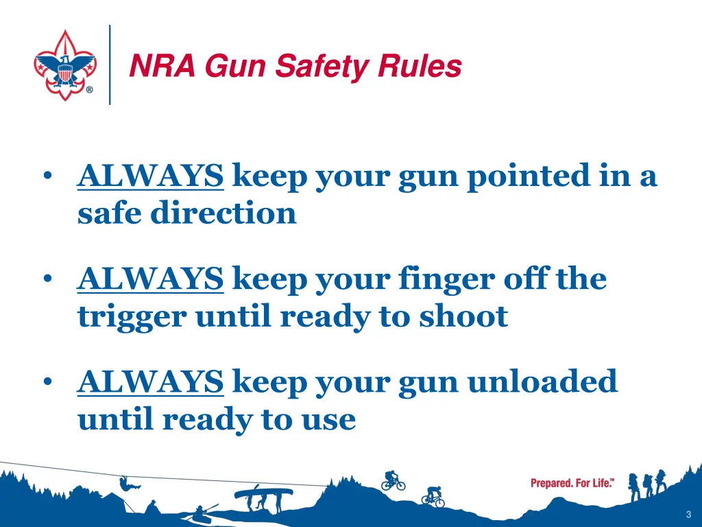 nra gun safety rules