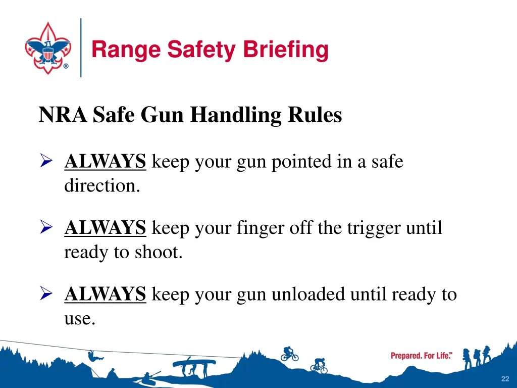 range safety briefing 3