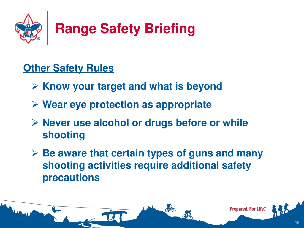 range safety briefing