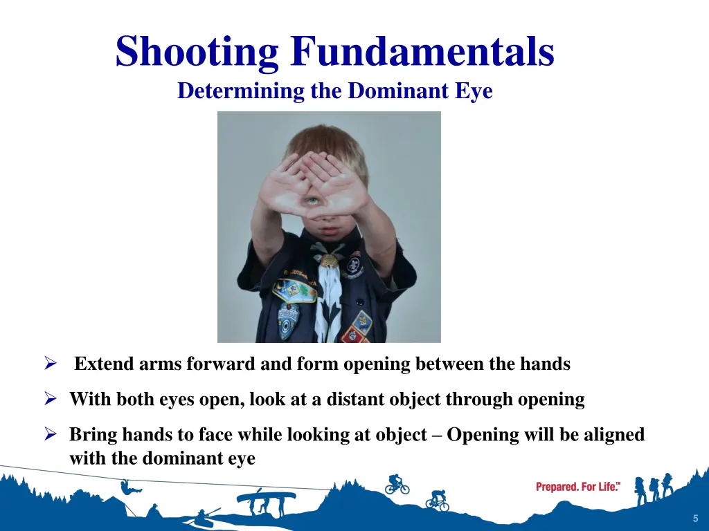 shooting fundamentals determining the dominant eye