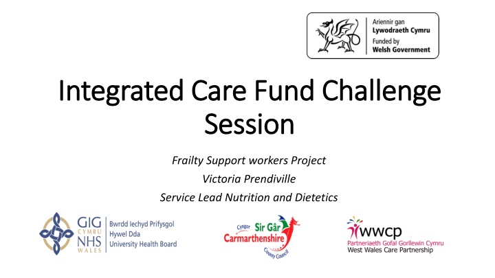 integrated care fund challenge integrated care