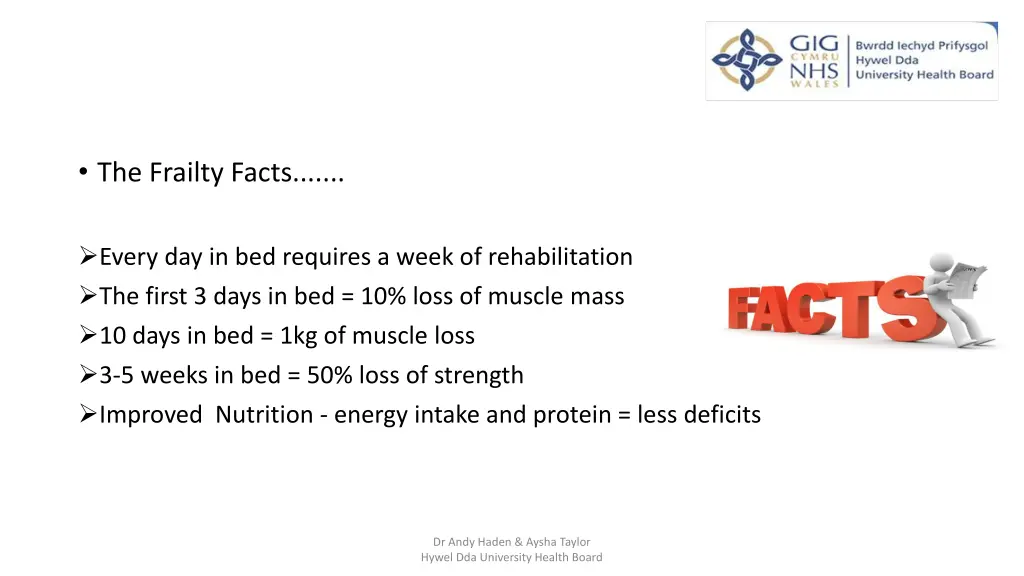 the frailty facts