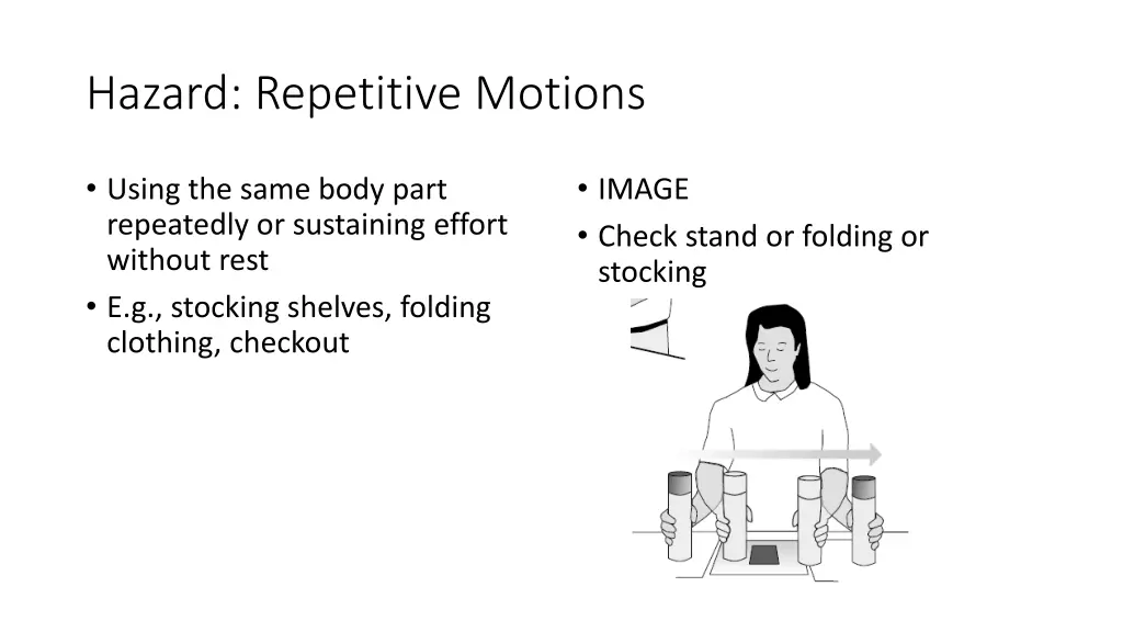 hazard repetitive motions