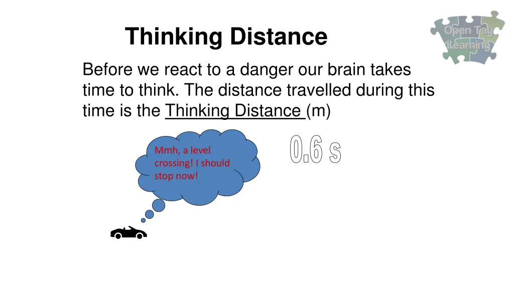 thinking distance