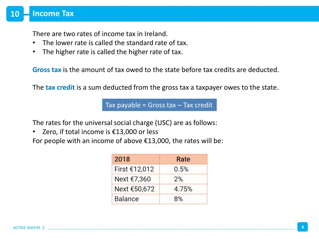 income tax