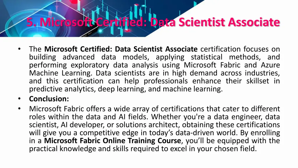 5 microsoft certified data scientist associate