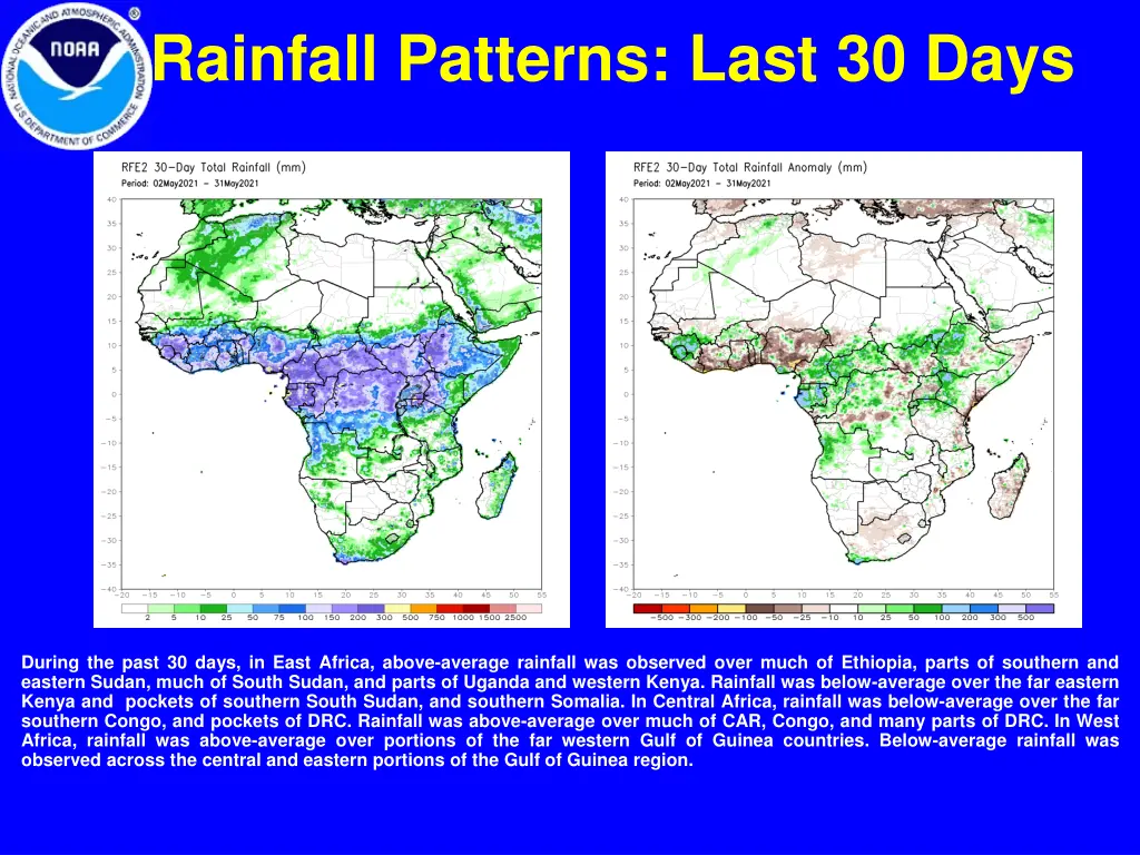 rainfall patterns last 30 days