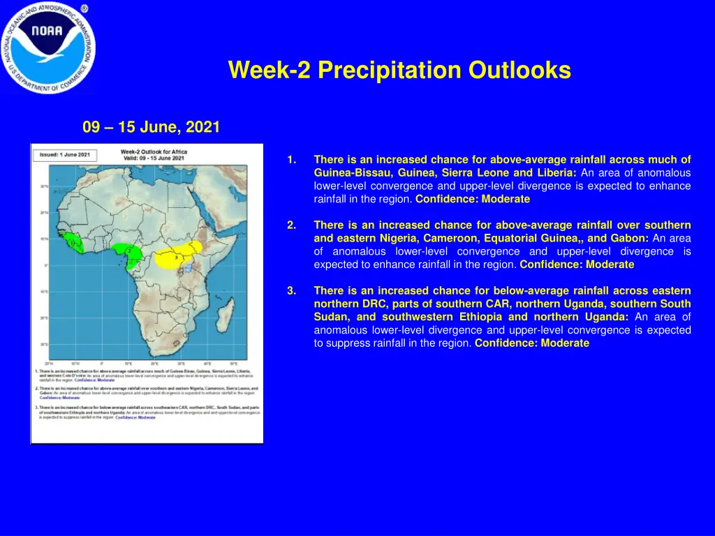 week 2 precipitation outlooks