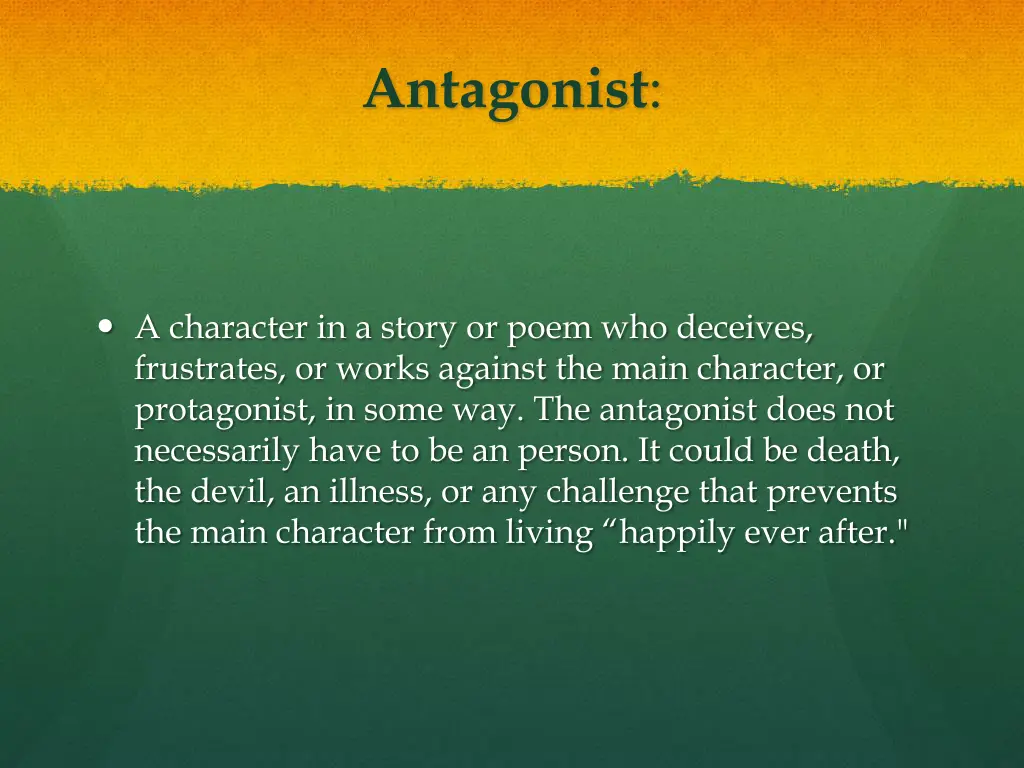 antagonist