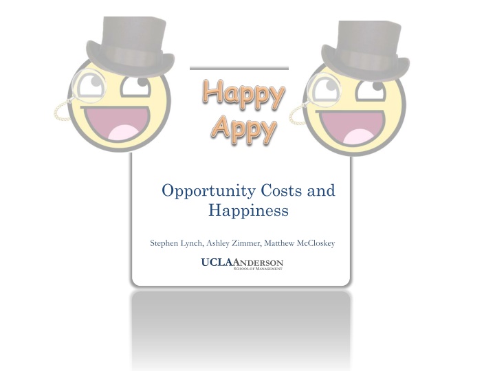 opportunity costs and happiness