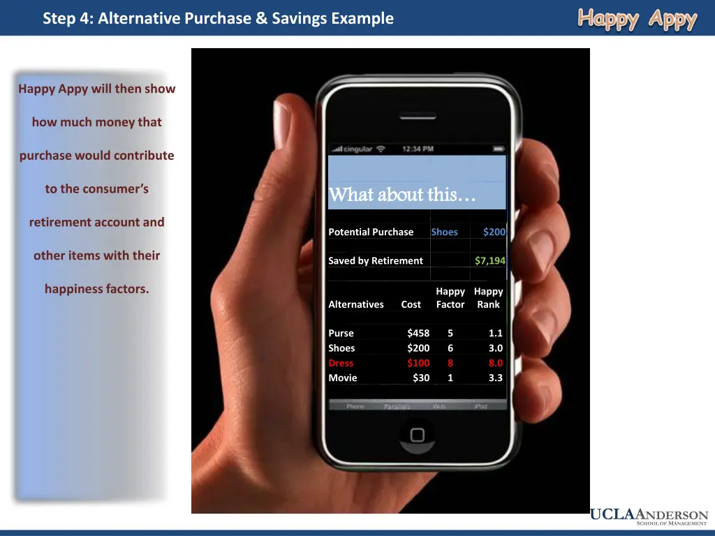 step 4 alternative purchase savings example