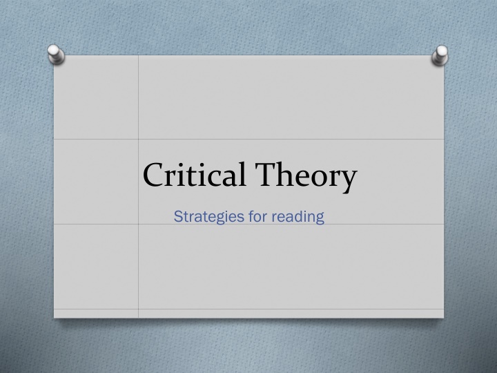 critical theory