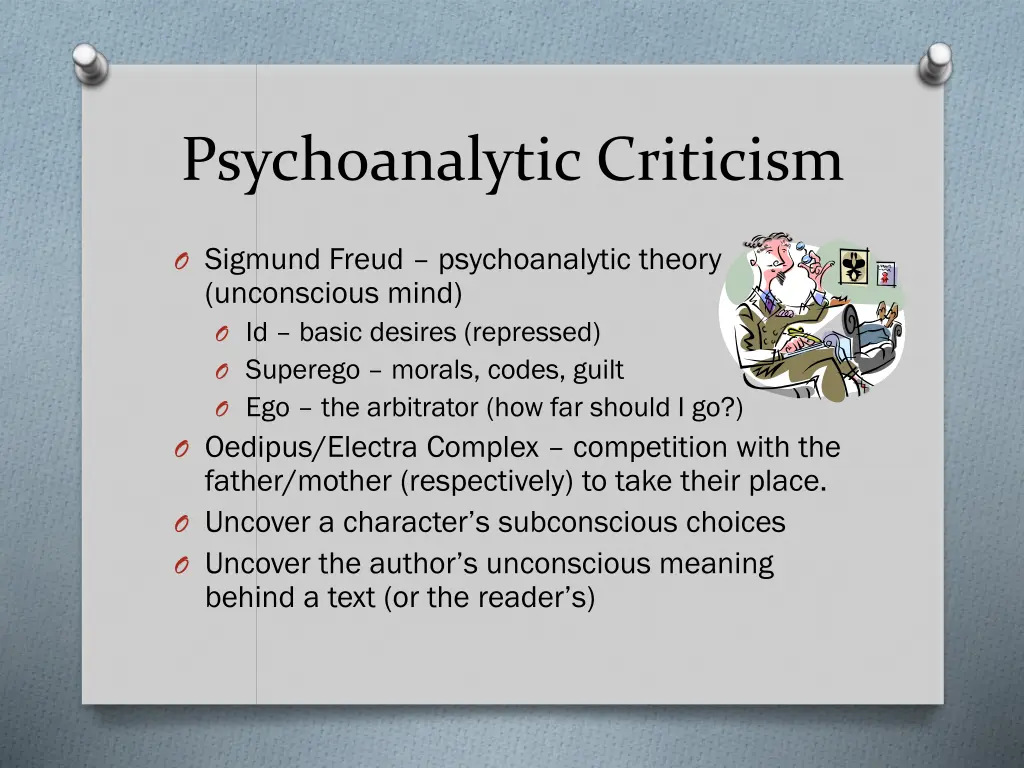 psychoanalytic criticism