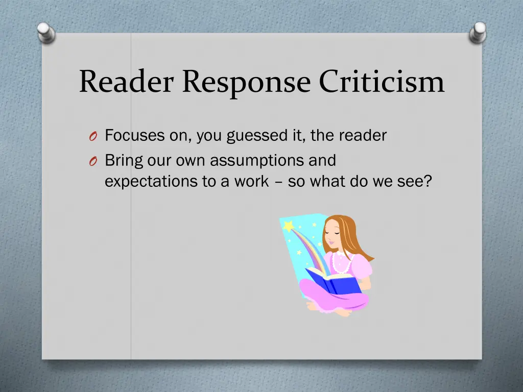 reader response criticism