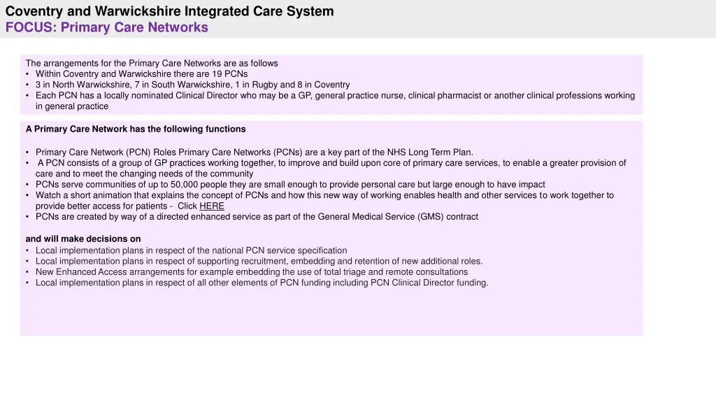 coventry and warwickshire integrated care system 7