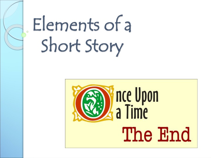 elements of a elements of a short story short