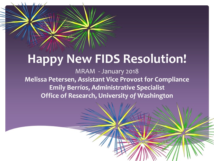 happy new fids resolution mram january 2018