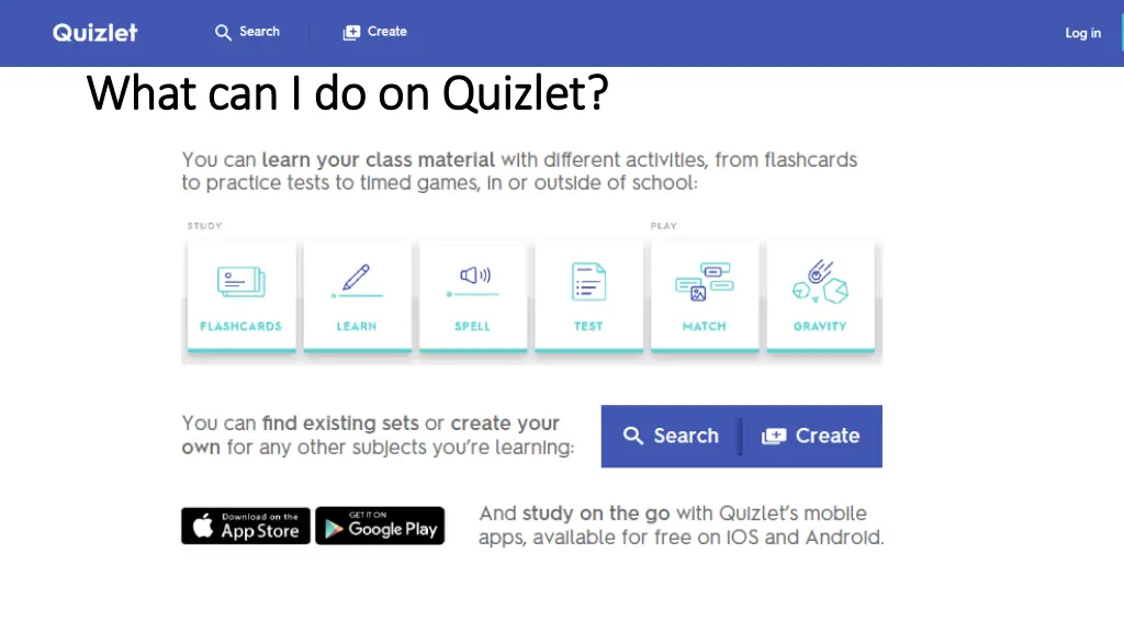 what can i do on quizlet what can i do on quizlet