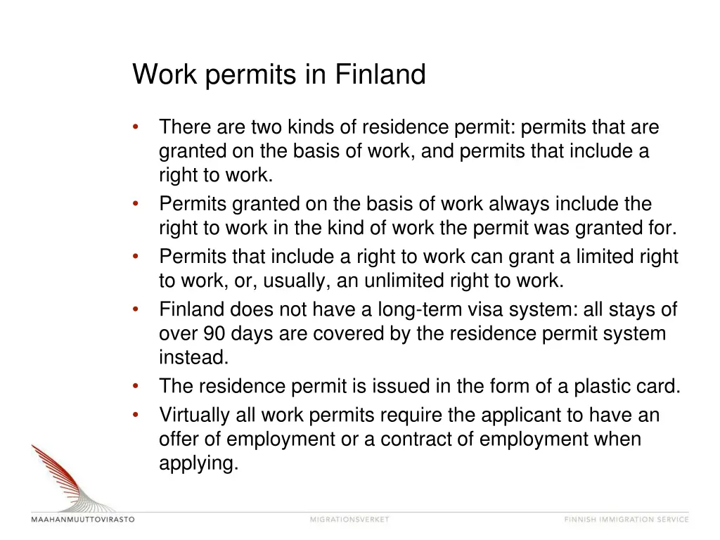 work permits in finland