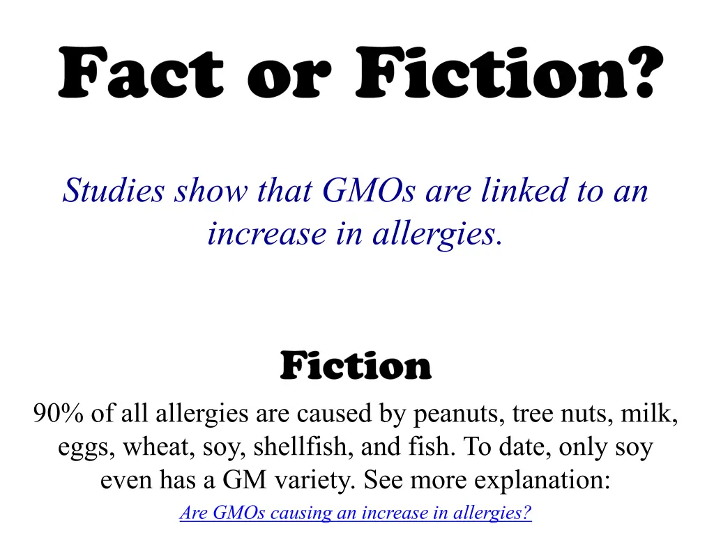 studies show that gmos are linked to an increase