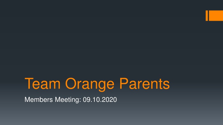 team orange parents