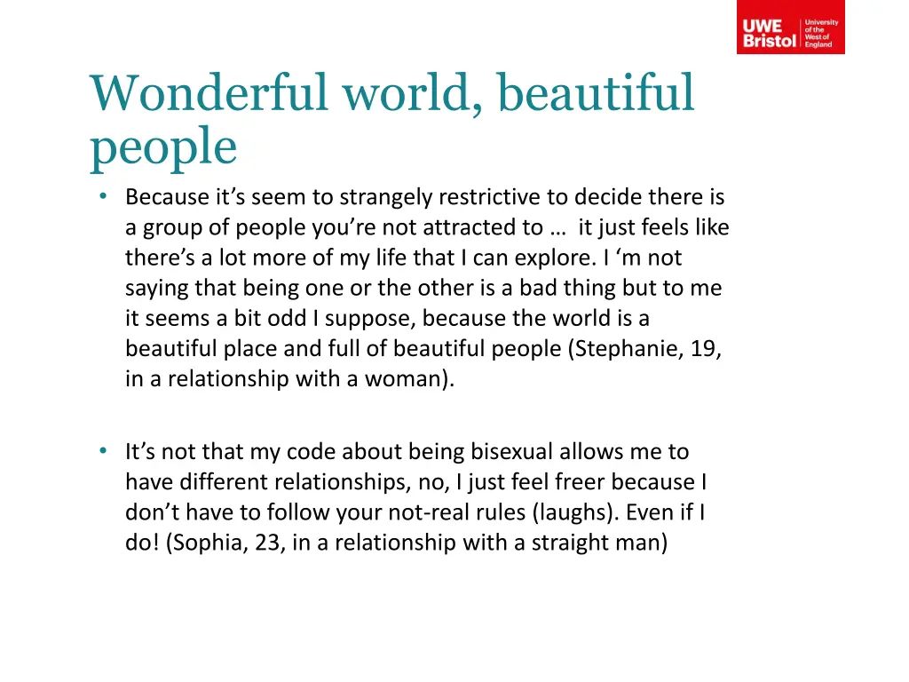 wonderful world beautiful people because