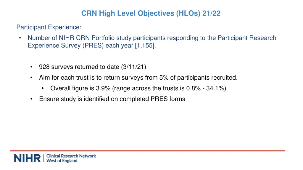 crn high level objectives hlos 21 22 1