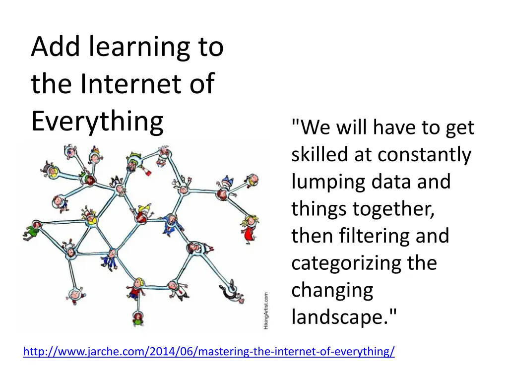 add learning to the internet of everything