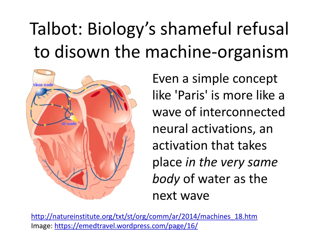 talbot biology s shameful refusal to disown