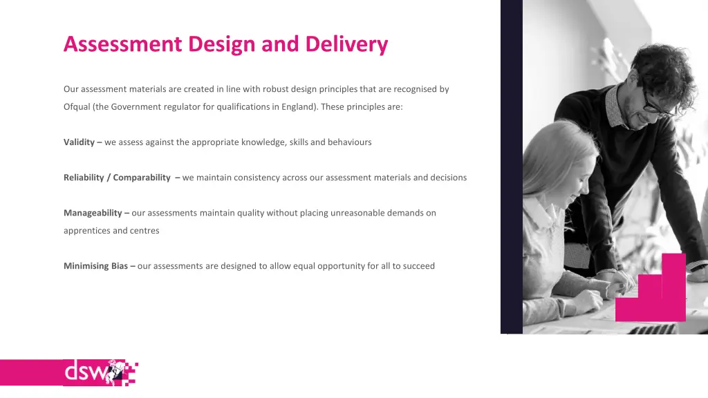 assessment design and delivery