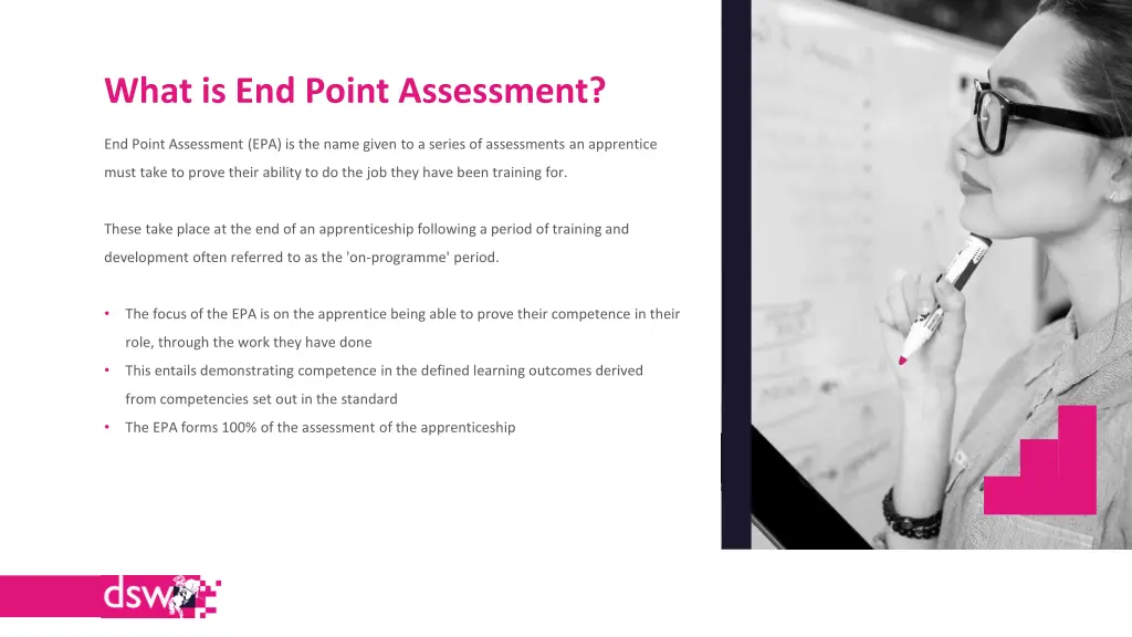 what is end point assessment