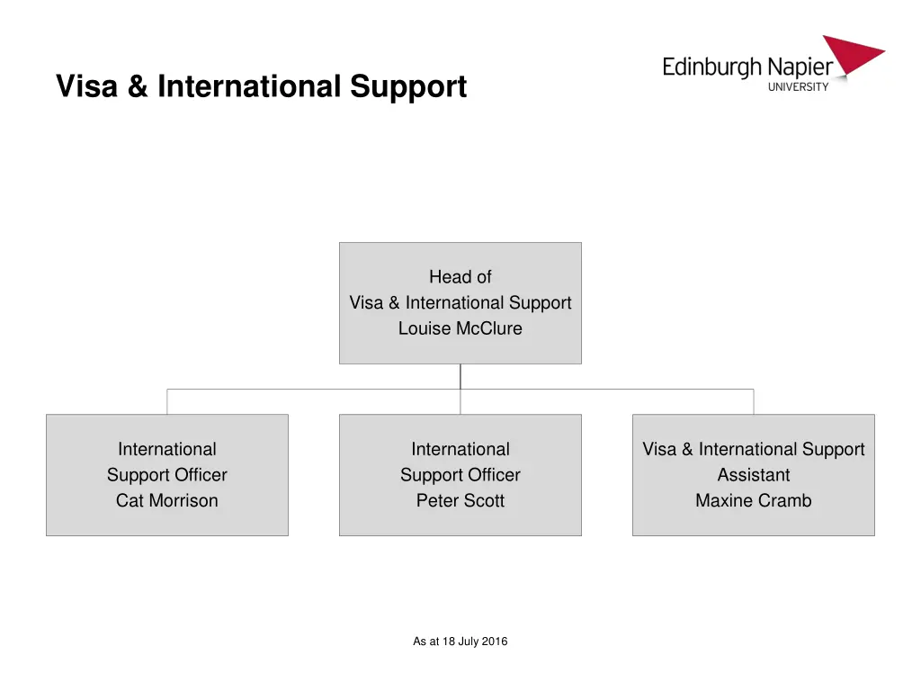 visa international support